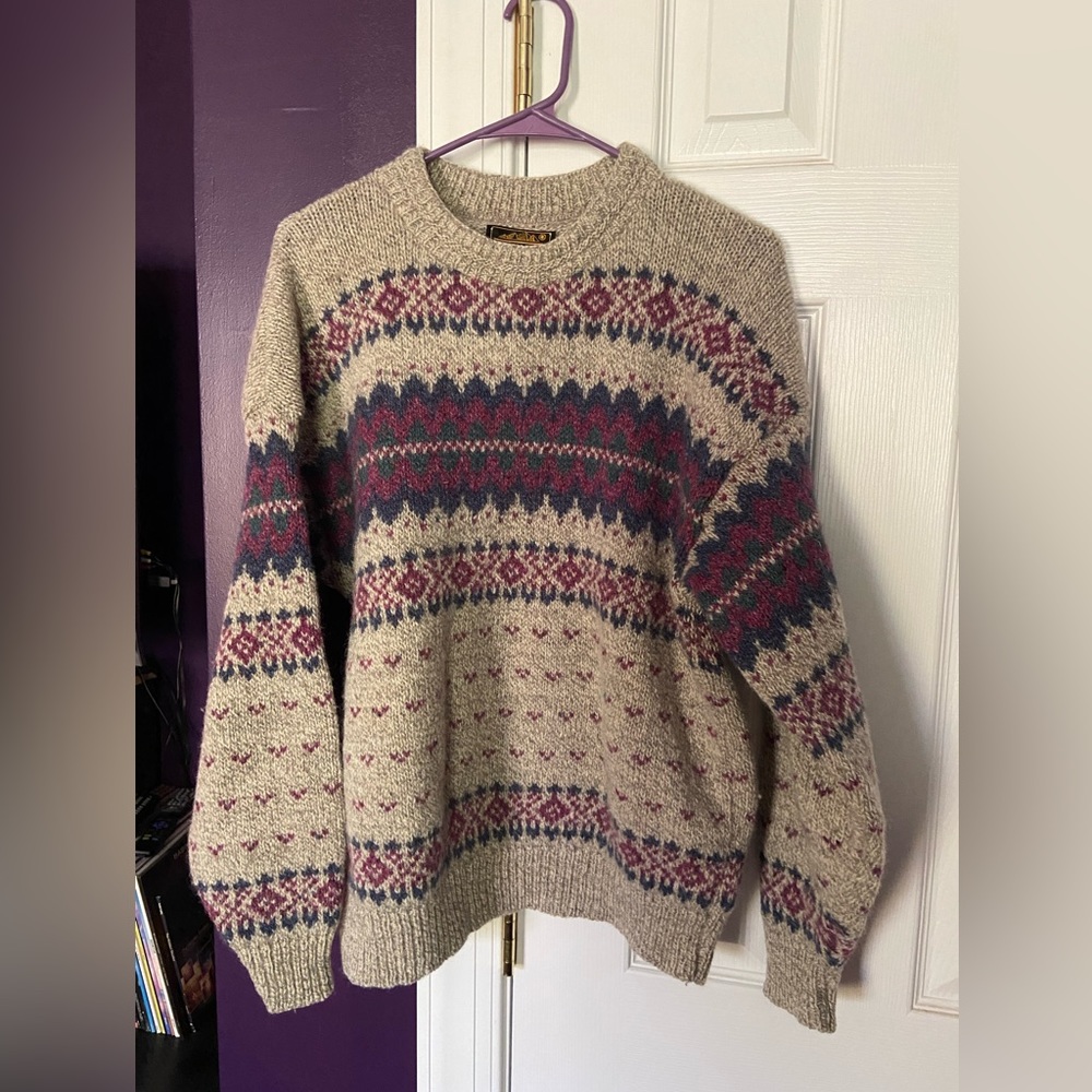 Vintage Eddie Bauer Women’s Fair Isle Sweater nordic vintage sweater 90’s Y2K